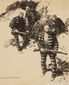 Nick Eggenhofer (1897-1985), "Prisoners"