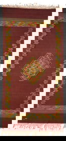A Regional style Mexican Saltillo sarape textile