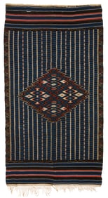 A Mexican Saltillo sarape textile