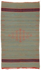A Regional style Mexican Saltillo sarape textile