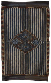 A Mexican Saltillo sarape textile