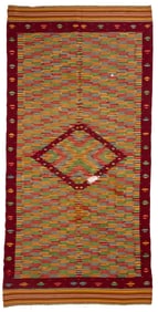 A post-Classic Mexican Saltillo sarape textile