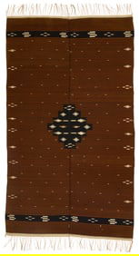 A Regional style Mexican Saltillo sarape textile