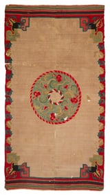 A Mexican Saltillo sarape textile