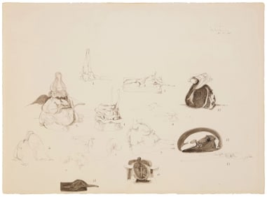 Jose Luis Cuevas (1934-2017, Mexican), Untitled, 1967