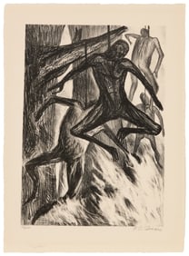 Jose Clemente Orozco (1883-1949, Mexican), "The Hanged Men" (Los Ahorcados), from "The American