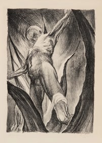 Guillermo Meza (1917-1997, Mexican), "Espiritu del maguey" (Spirit of the Maguey), 1952