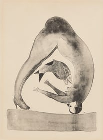 Francisco Toledo (1940-2019, Mexican), "Mujer Favorida"