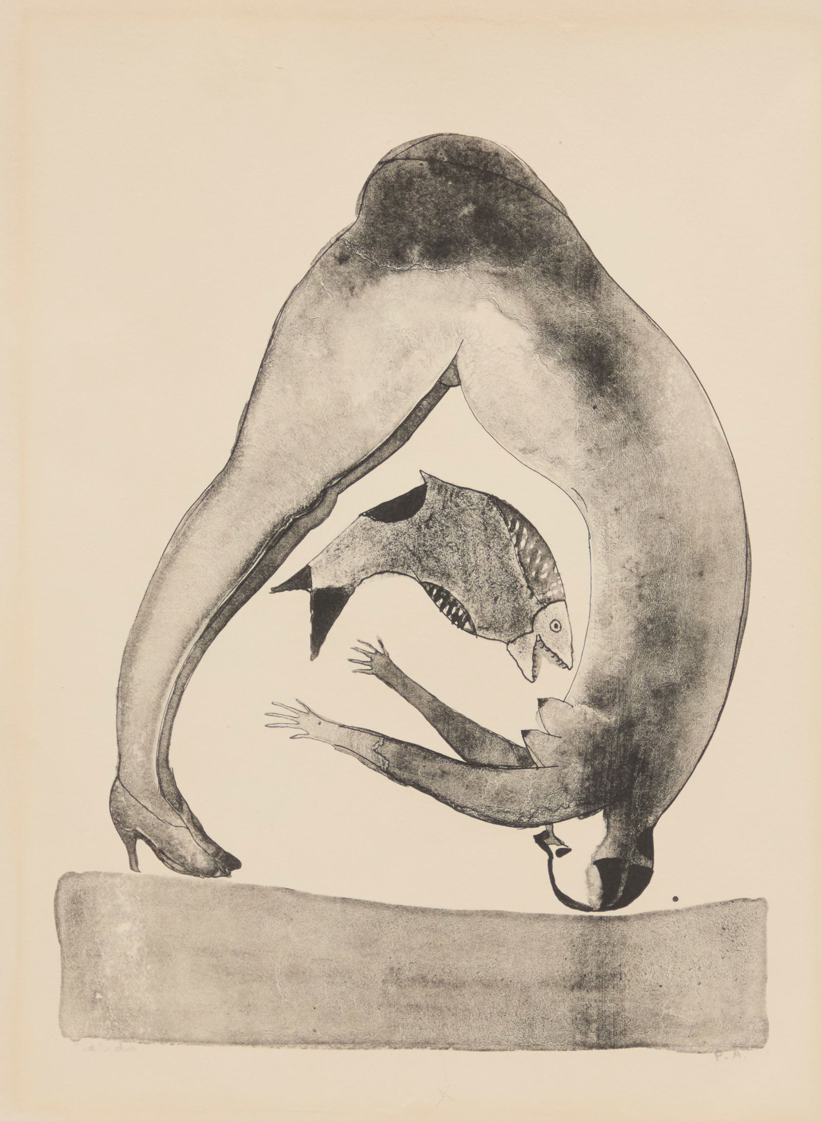 Francisco Toledo (1940-2019, Mexican), "Mujer Favorida" (1 of 8)