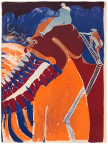 Francisco Toledo (1940-2019, Mexican), "El Que Sube," 1964