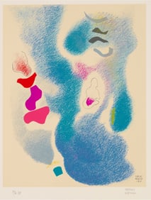 Carlos Merida (1891-1984, Guatemalan), Plate 10, from the "Cielos Luminicos" series, 1979