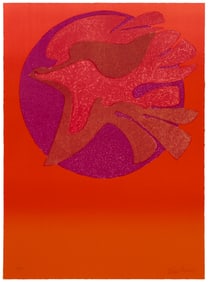 Pedro Coronel (1922-1985, Mexican), Abstract dove