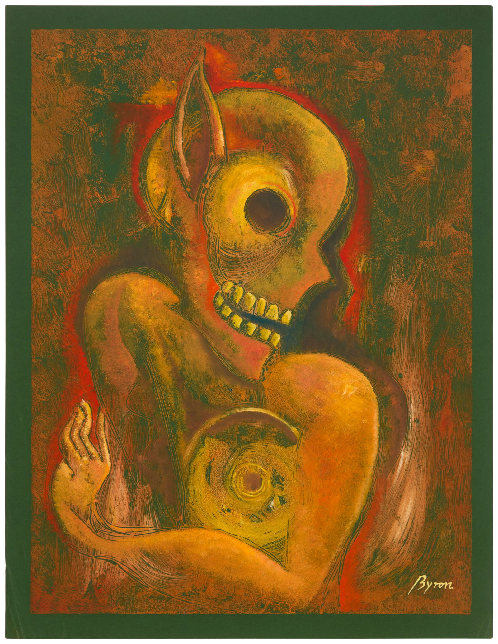 Byron Galvez (1941-2009, Mexican), Untitled (1 of 4)