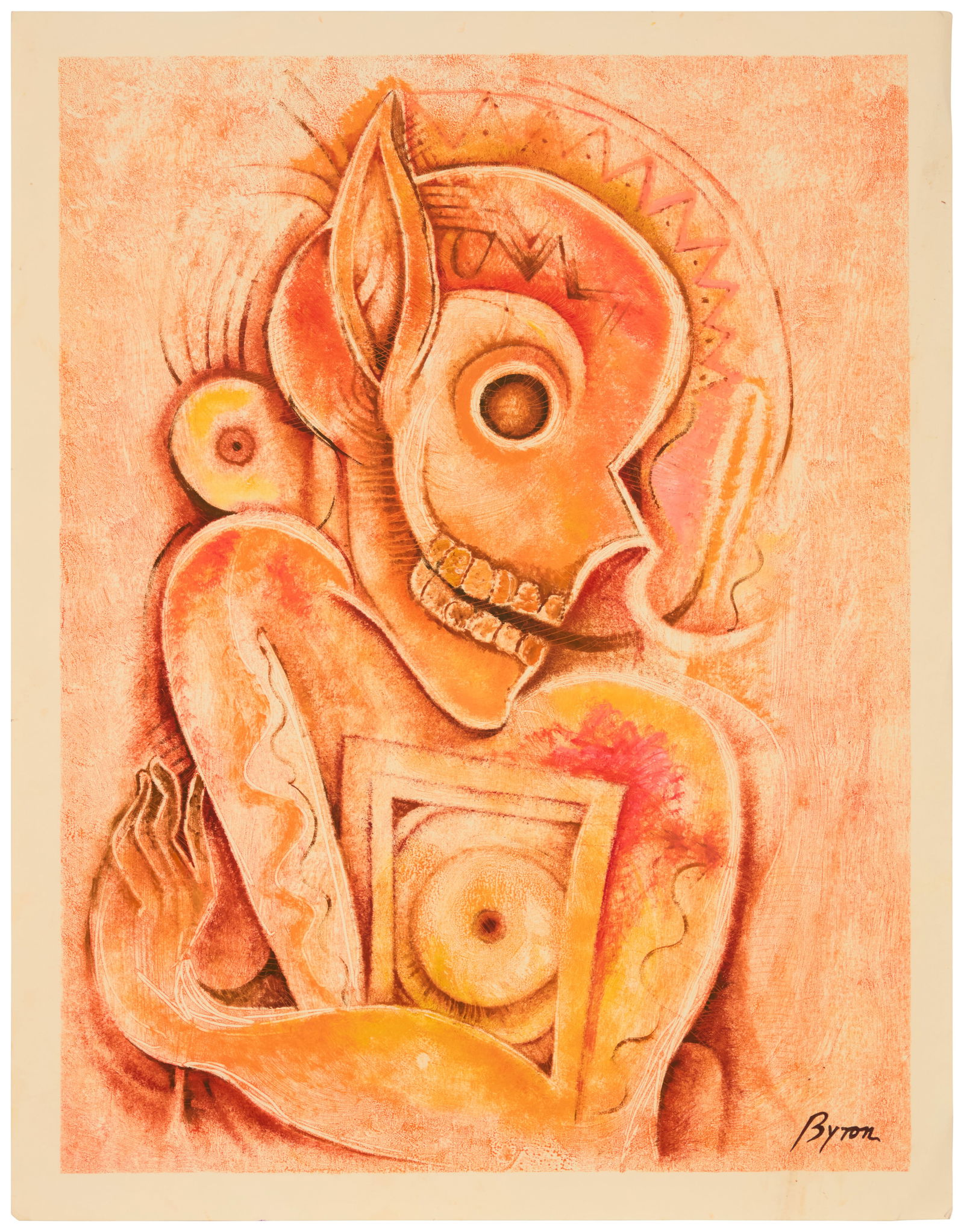 Byron Galvez (1941-2009, Mexican), Untitled (1 of 4)