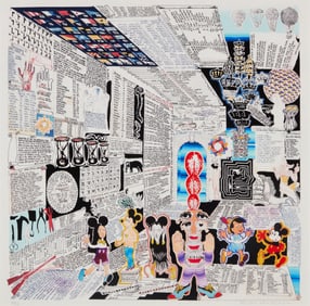 Pedro Friedeberg (b. 1936, Mexican), "Codice Miguelito III"