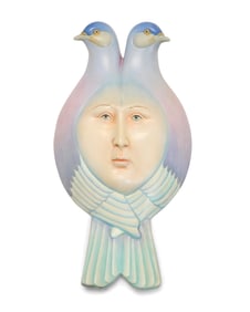 Sergio Bustamante (b. 1949, Mexican), Pigeon mask