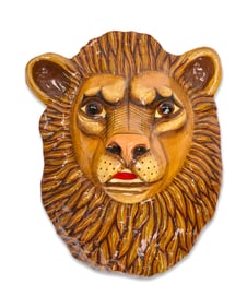 Sergio Bustamante (b. 1949, Mexican), Lion mask