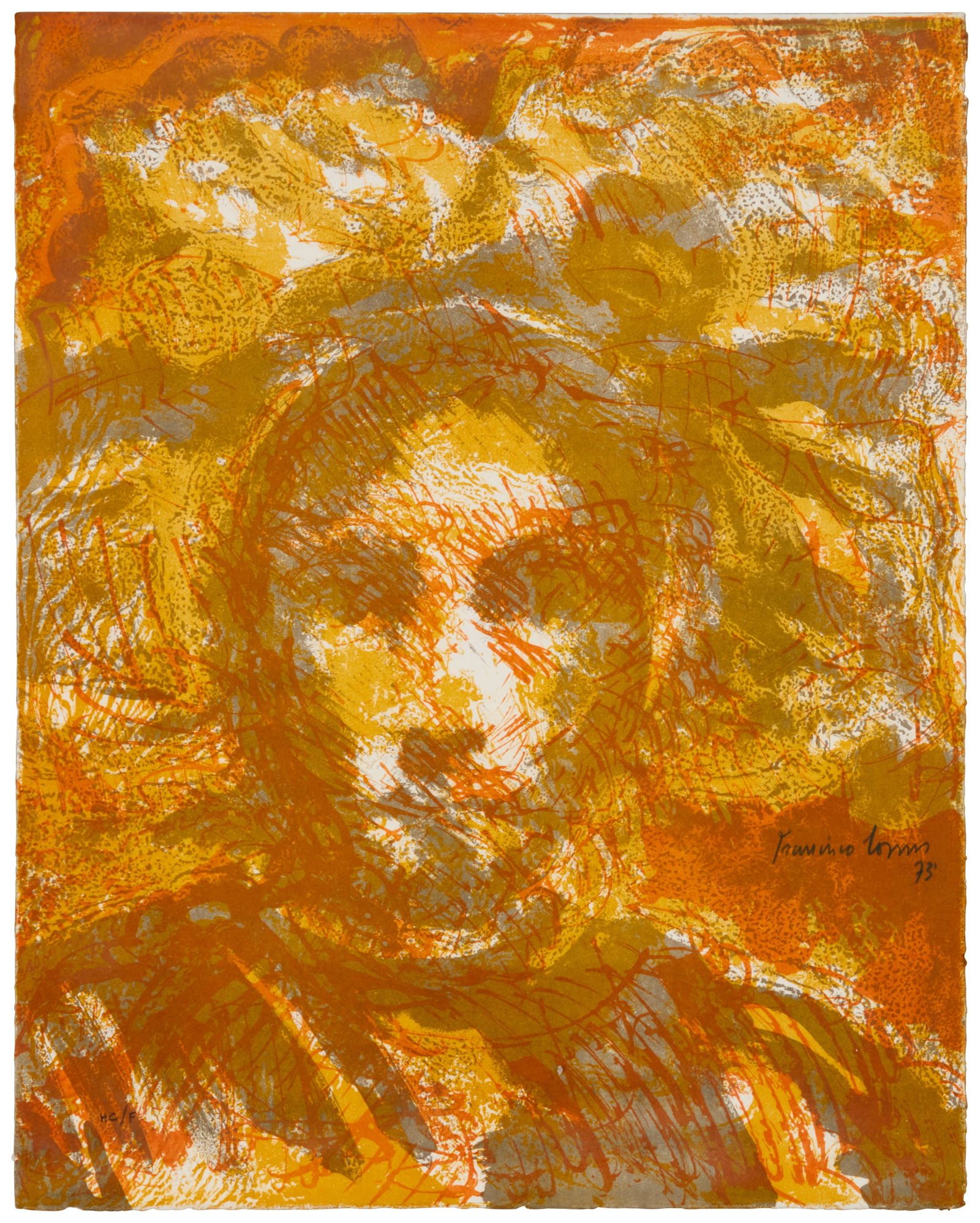 Francisco Corzas (1936-1983, Mexican), Untitled, from the "Umbr?o por la peÒa" portfolio, 1973 (1 of 6)