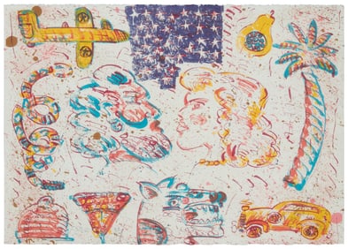 Frank Romero (b. 1941, Mexican-American), Untitled