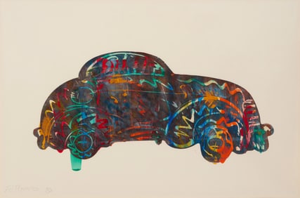 Frank Romero (b. 1941, Mexican-American), Untitled (Car)
