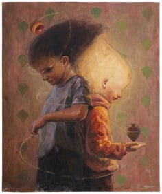 Manual Eduardo Vasquez NiÒo (20th century, Peruvian), "Ludus"