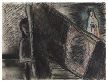 Jesus Toro Martinez (b. 1966, American), "Protest Girl," 1991