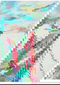 Guadalupe Victorica (20th century, Mexican), "La Frontera," 2007