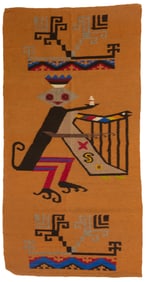 A vintage Latin American weaving