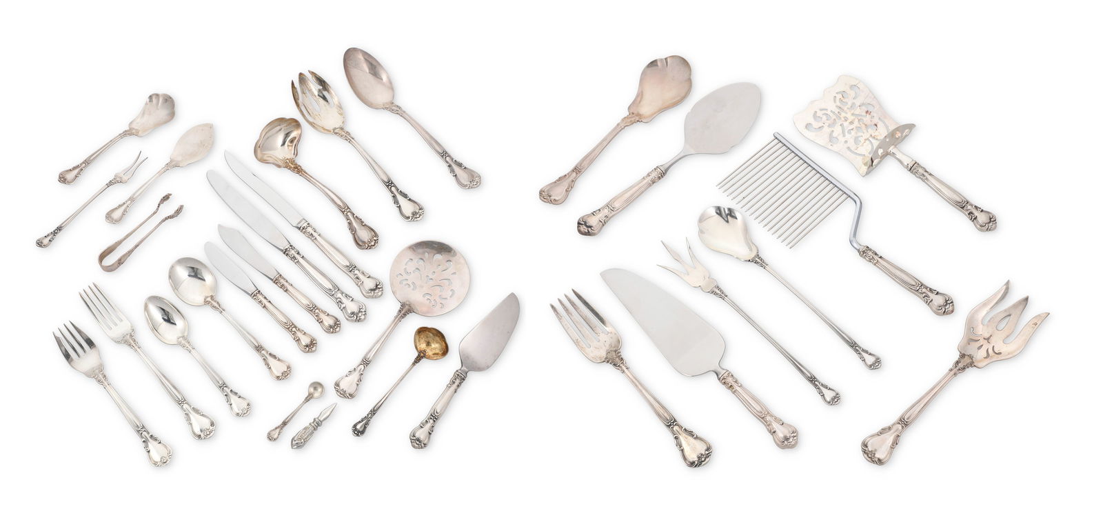 A Gorham sterling silver 'Chantilly' assembled flatware service (1 of 6)