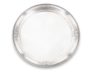 A Lebkuecher & Co. sterling silver charger