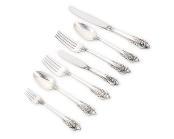 A Wallace sterling silver 'Grand Baroque' flatware service