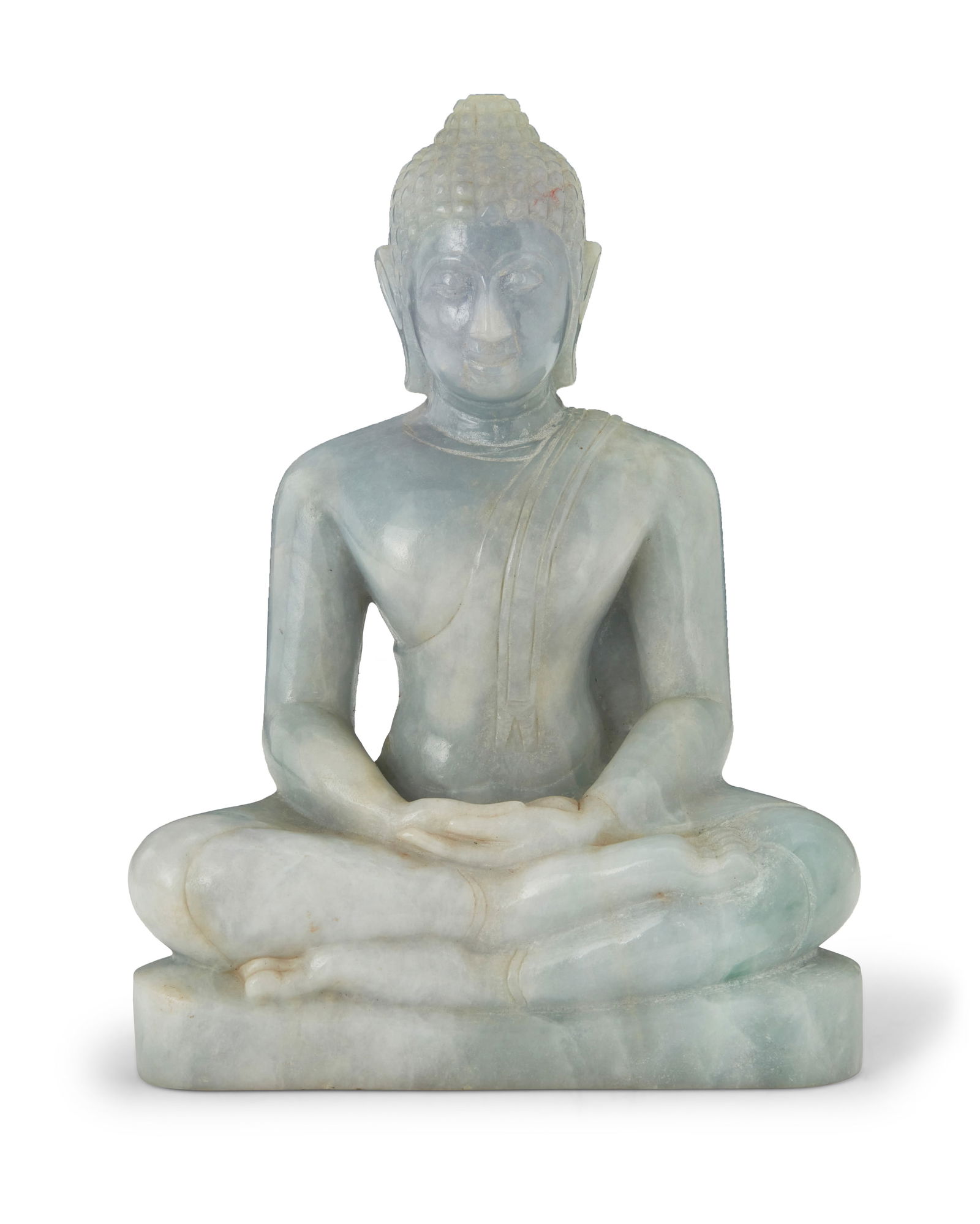 An Asian carved jade Buddha figure (1 of 4)