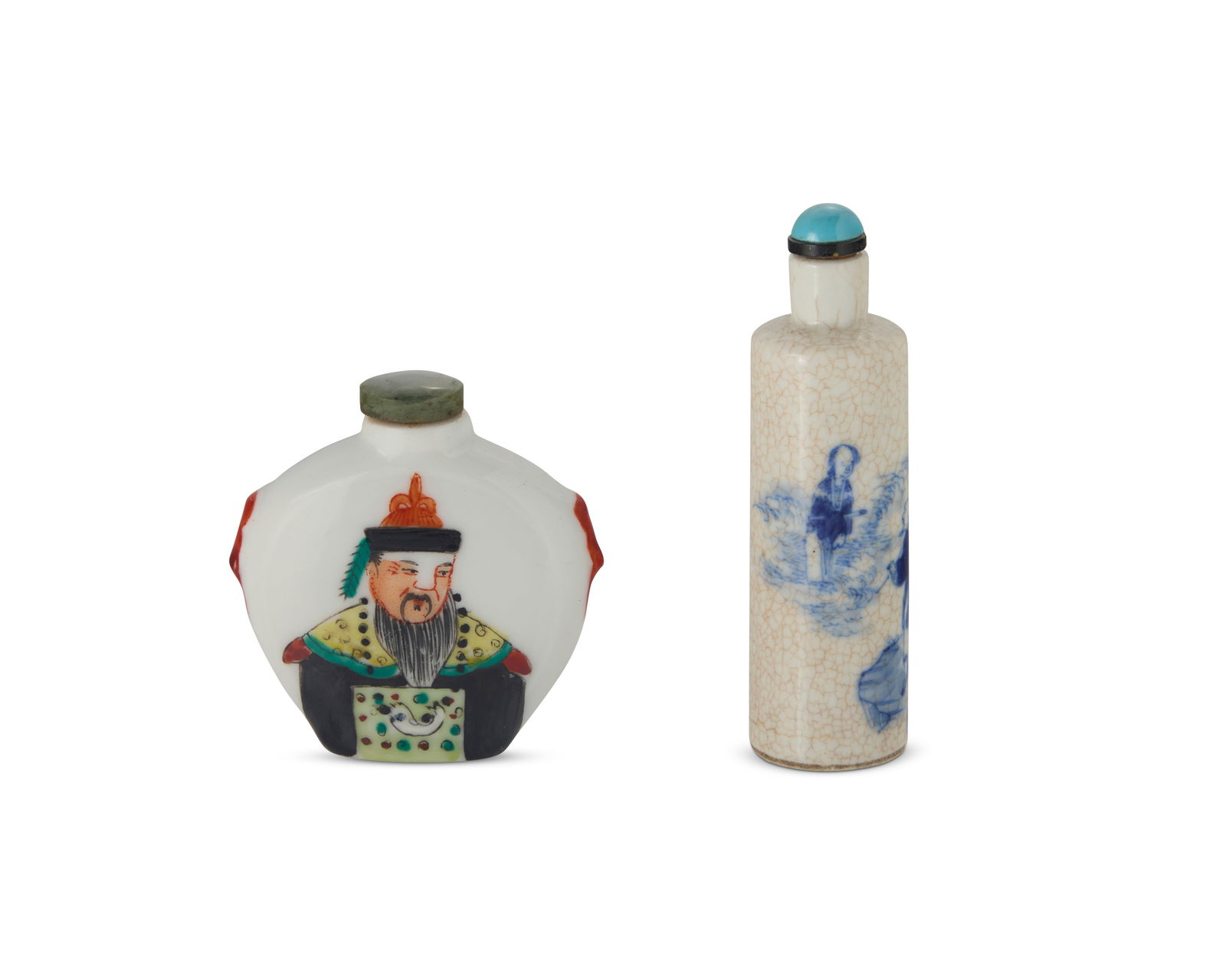 Two Chinese porcelain snuff bottles (1 of 4)
