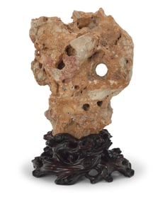 A Chinese Taihu scholar stone