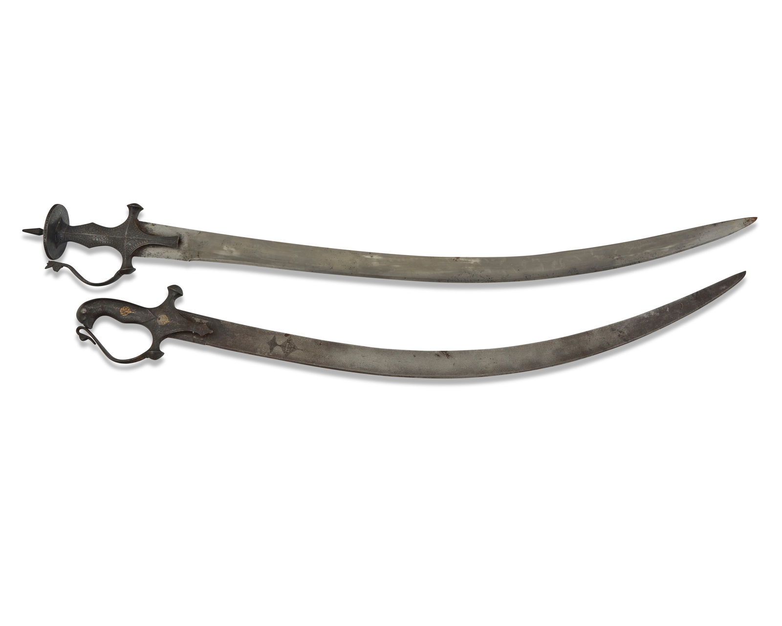 Two Indo-Persian 'shamshir' swords (1 of 6)