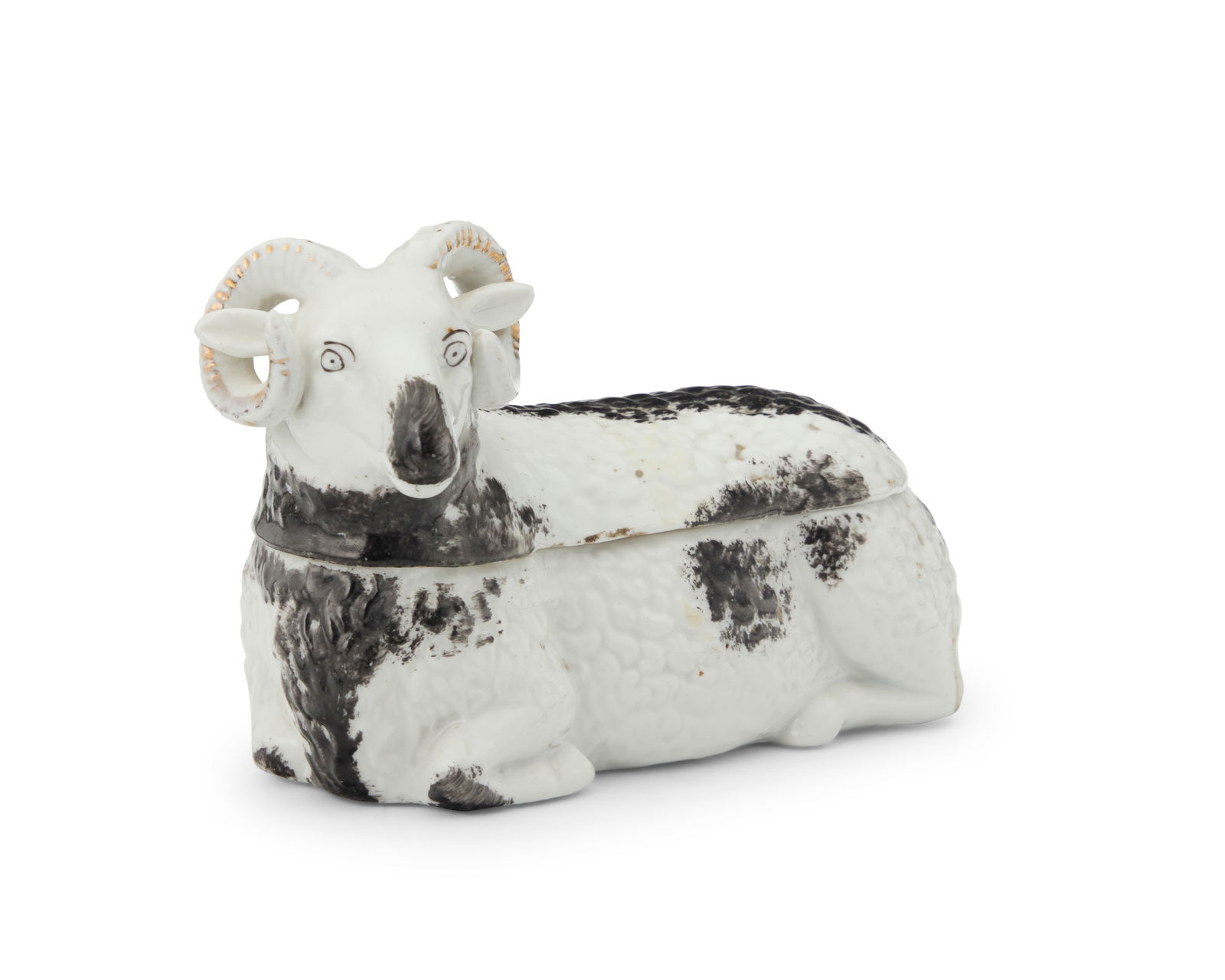 A Kuznetsov porcelain figural box (1 of 5)