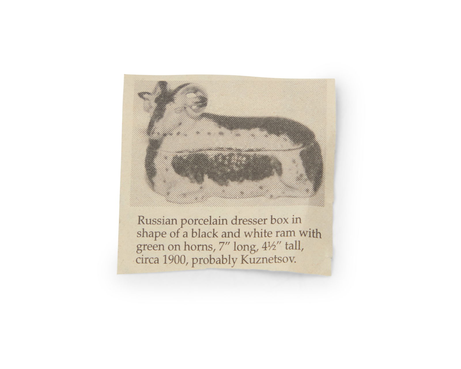 A Kuznetsov porcelain figural box - 5