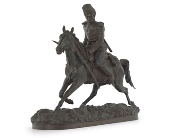 Evgeni Alexandrovich Lanceray (1848-1886), Don Cossack on horseback