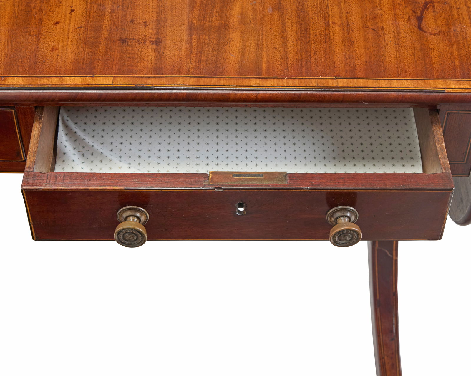 A Regency mahogany sofa table - 3