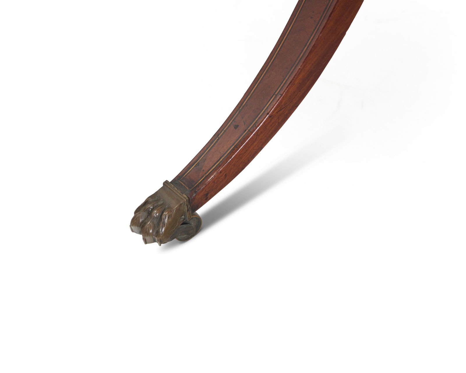 A Regency mahogany sofa table - 5