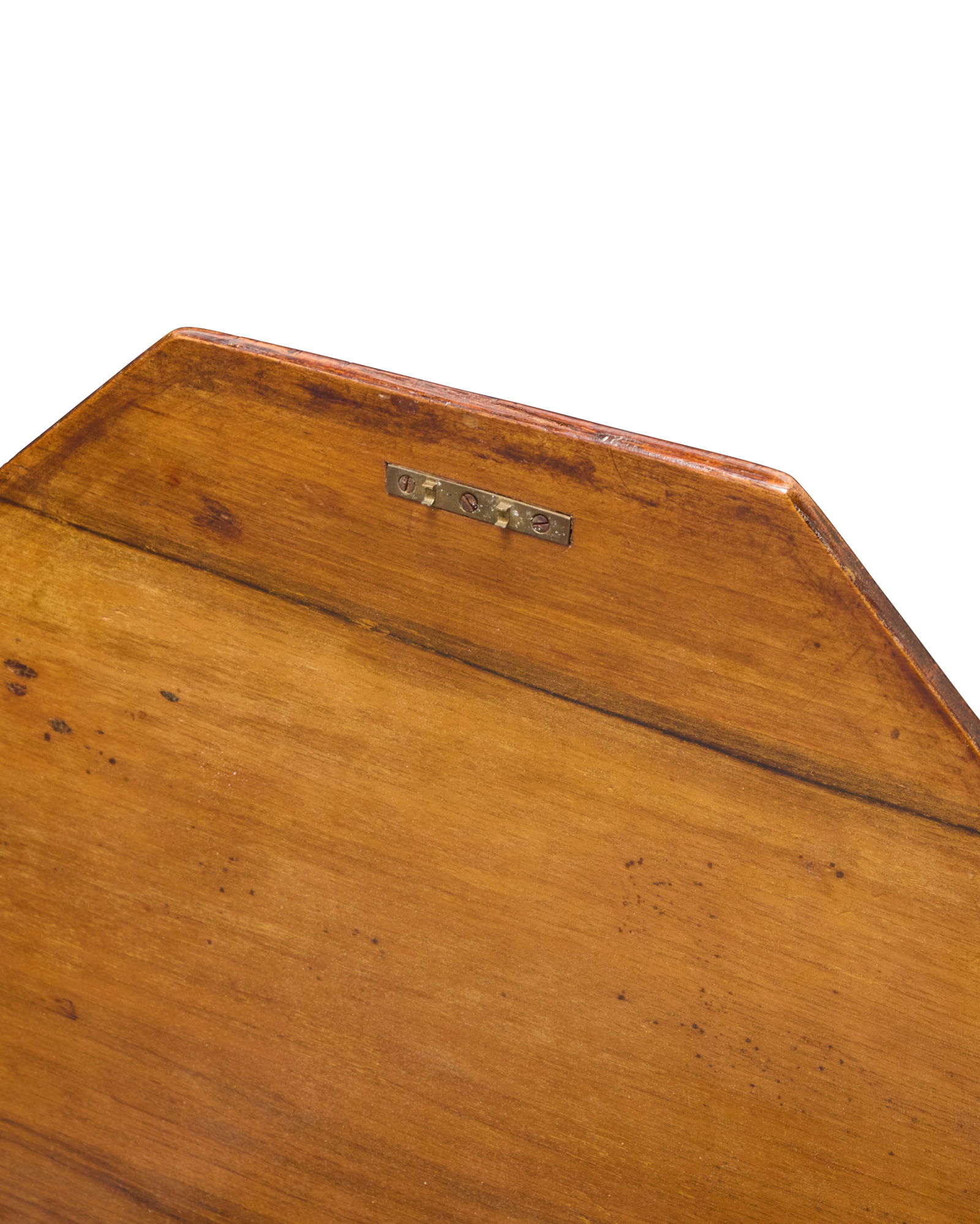 A Regency burl walnut work table - 6