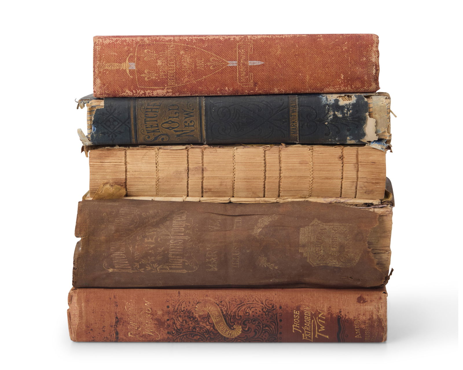 Mark Twain (1835-1910), Four First Edition works of fiction, 1870-1896 (1 of 12)