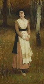 George Henry Boughton (1833-1905), "Rose Standish," 1881
