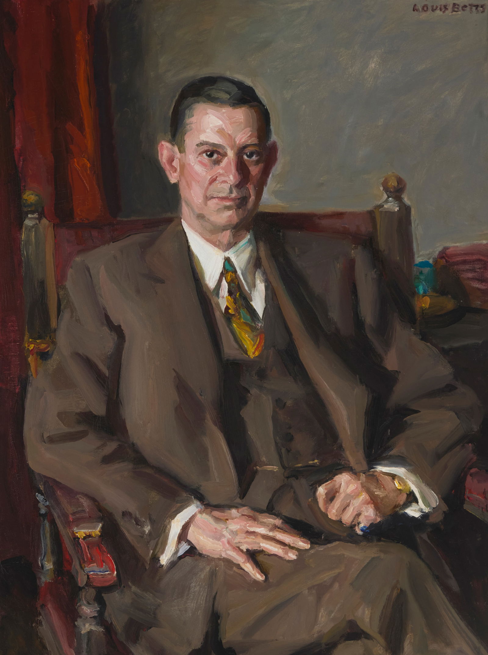 Louis L. Betts (1873-1961), Portrait of Elbridge A. Stuart, 1946 (1 of 6)