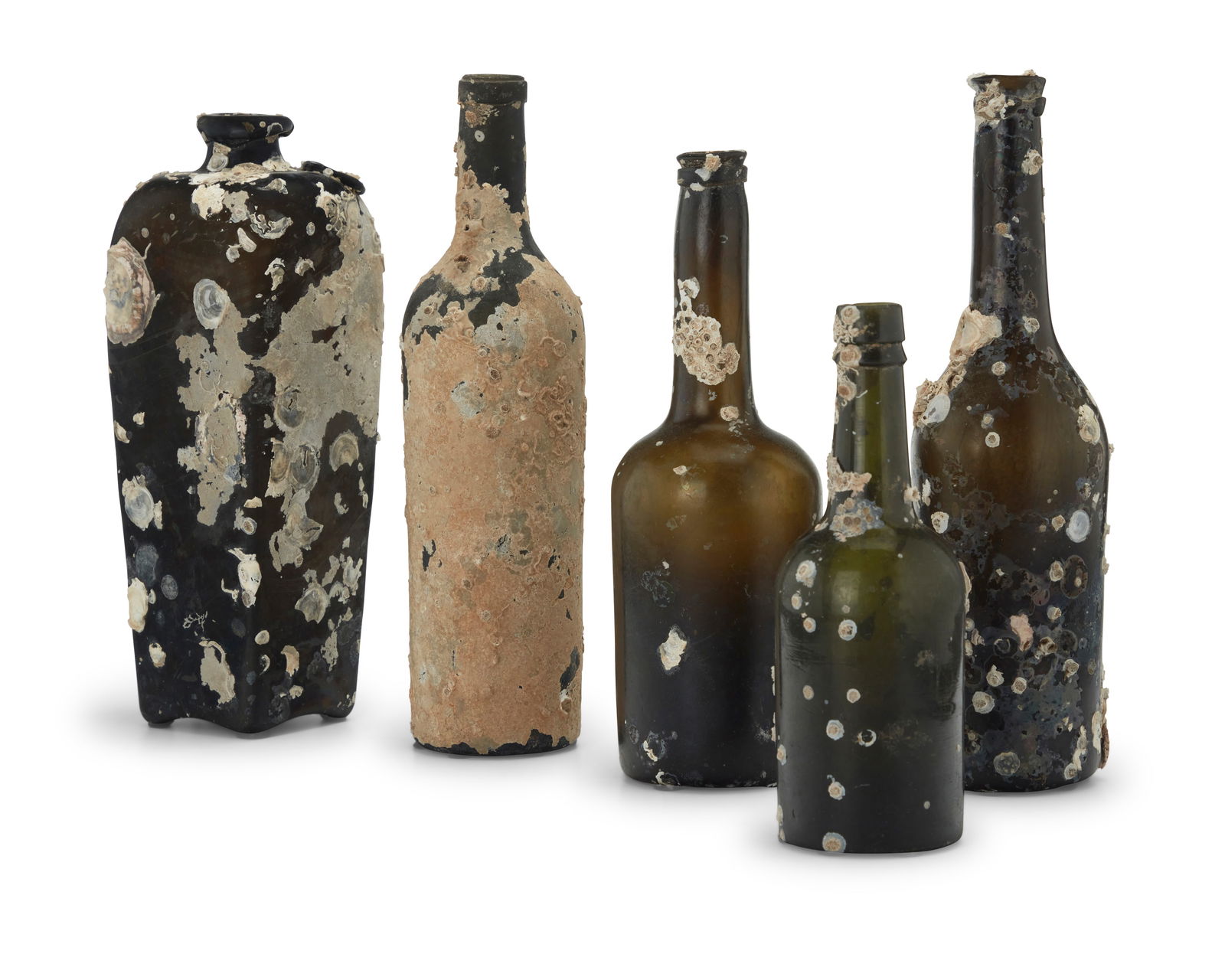 A collection of glass spirit bottles (1 of 2)