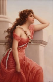 A German porcelain plaque