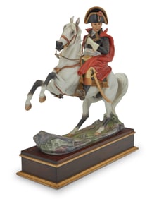A Royal Worcester bisque porcelain figure of Napoleon