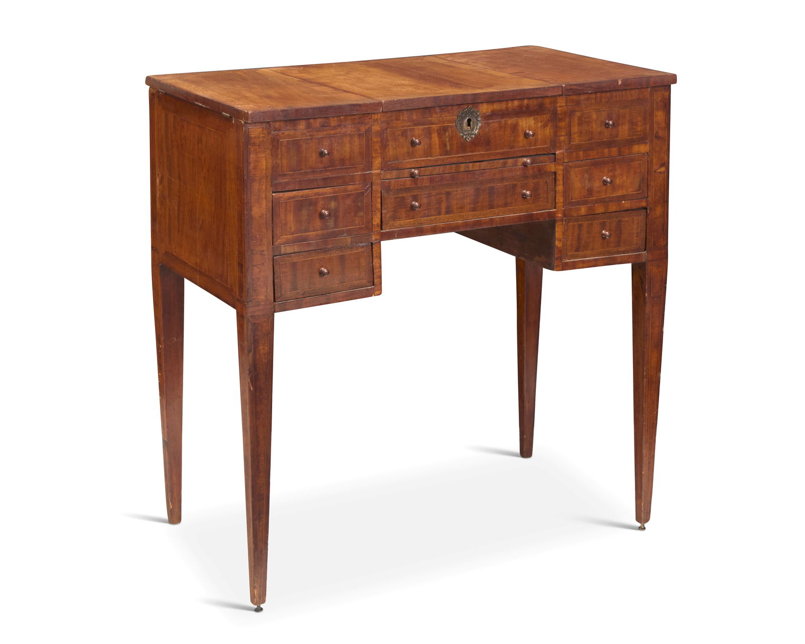 An Italian Neoclassical mahogany dressing table (1 of 11)