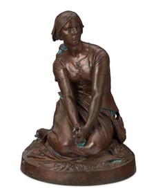 After Henri Chapu (1833-1891), "Joan of Arc at Donremy"