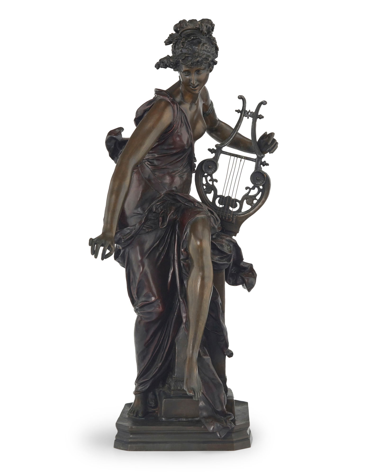 After Adrien …tienne Gaudez (1845-1902), "La Melodie" after Albert-Ernest Carrier-Belleuse (1 of 6)